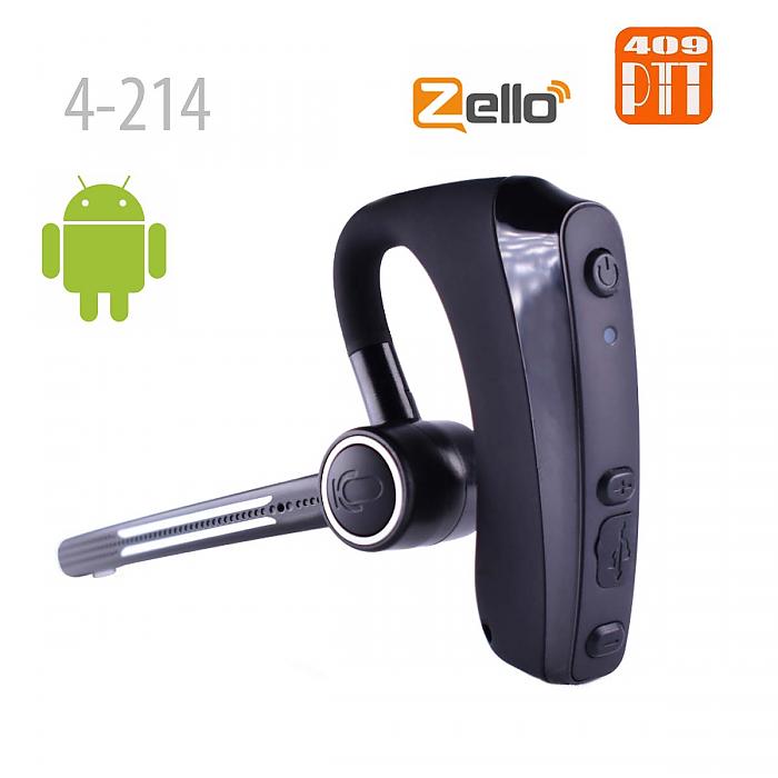 Android phone Bluetooth headset Dual PTT headset Support ZELLO 409PTT